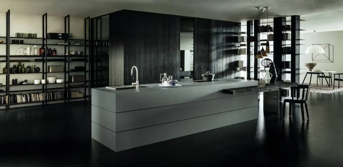 Cuisine Mod�le Float, un esprit loft tr�s �pur�...