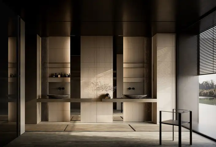ATELIER : l��l�gance d�une salle de bain d�exception