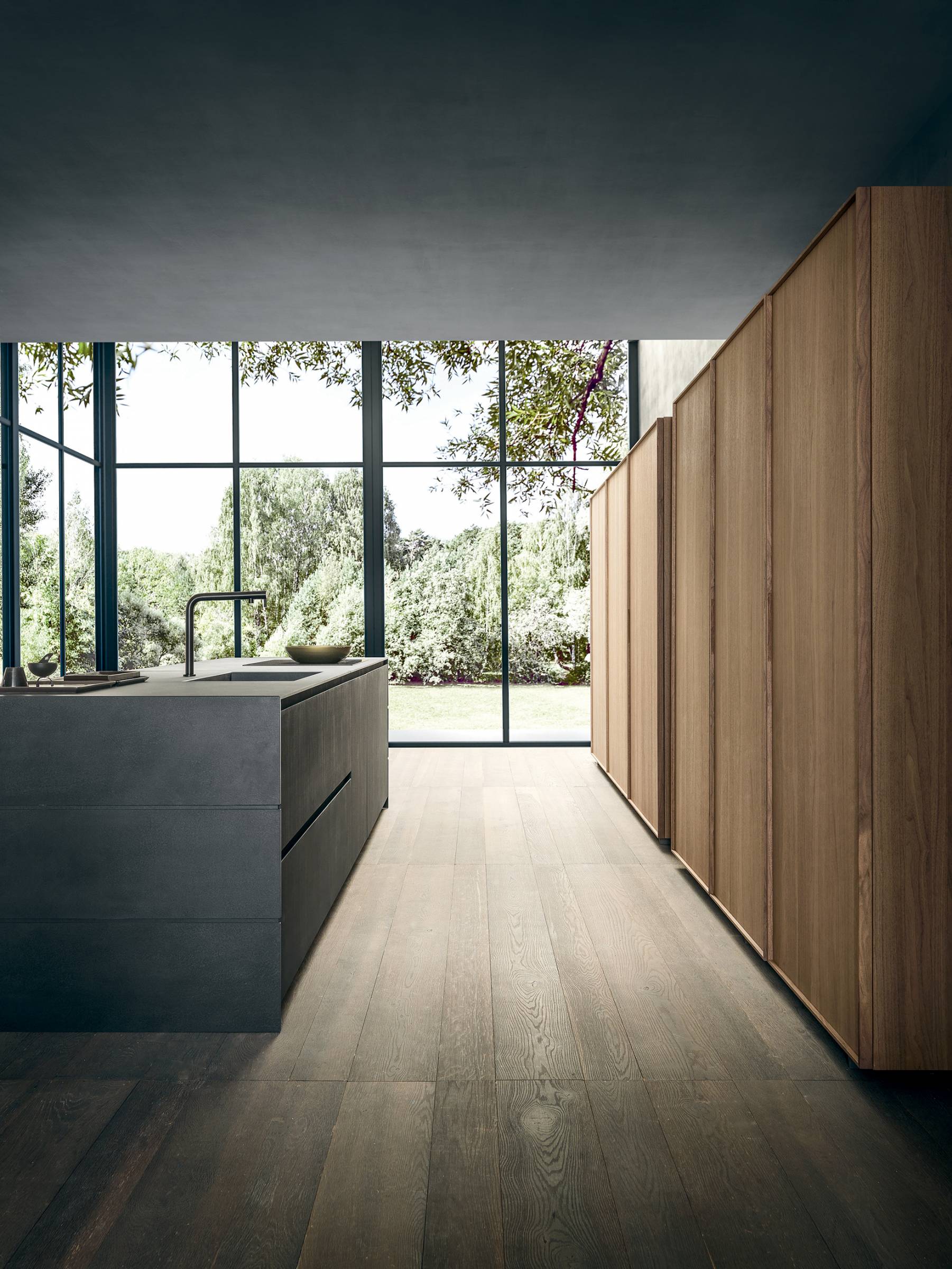 cuisine en bois et pierre sur toulon 