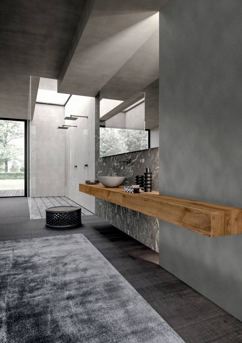 Salle de bain haut de gamme italienne à Saint Tropez...