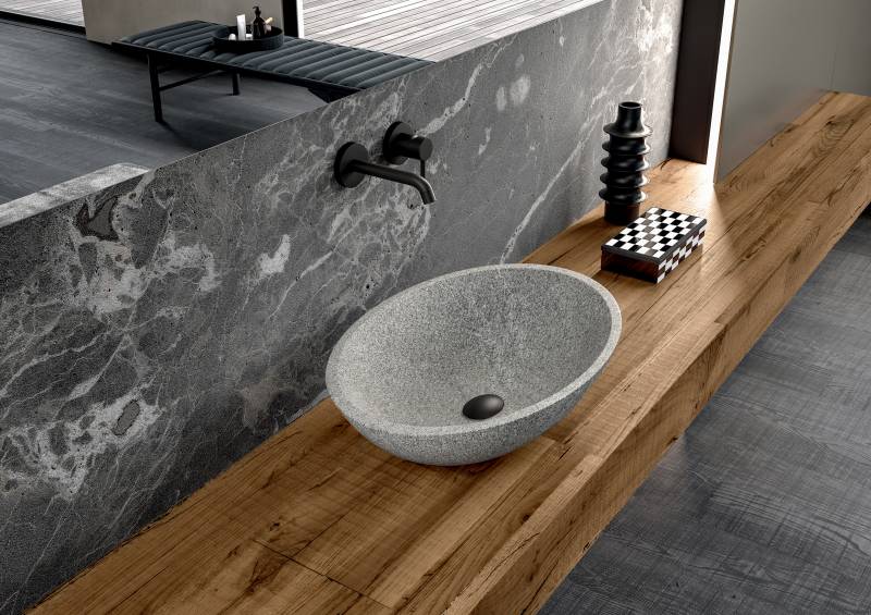 Salle de bain haut de gamme italienne à Saint Tropez...