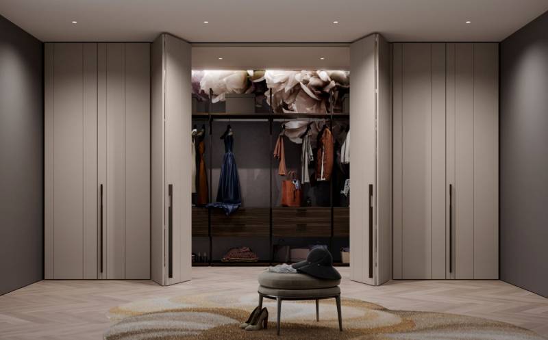 dressing avec beaucoup de rangement 